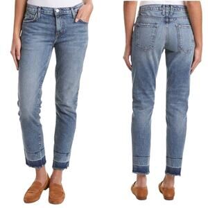 Current/Elliott The Fling Boyfriend Jeans Street Fight Wide Released Hem 26 NWT